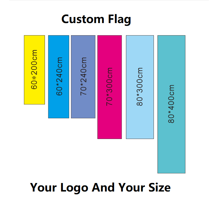 Outdoor Sport Club - Custom Banner Flag 2x8FT 60X240cm Any